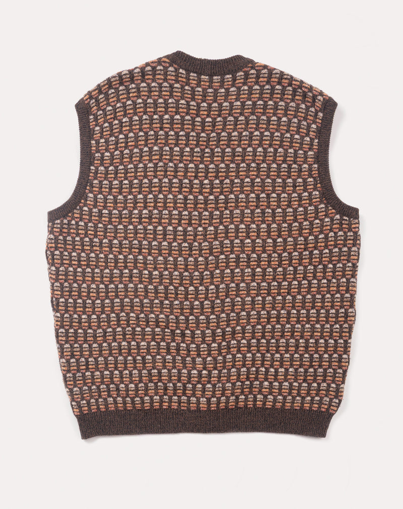 PATTERNED WOOL VEST