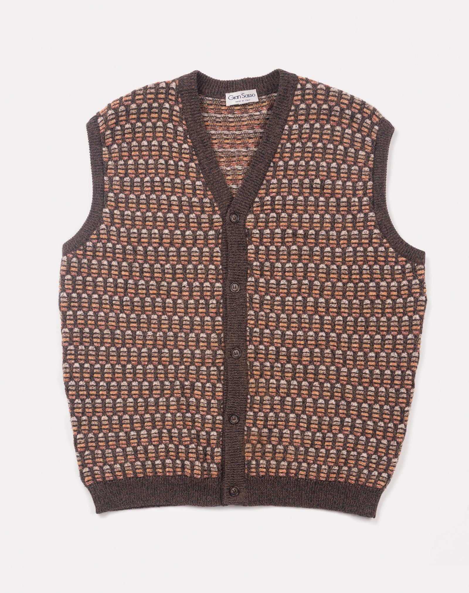 PATTERNED WOOL VEST