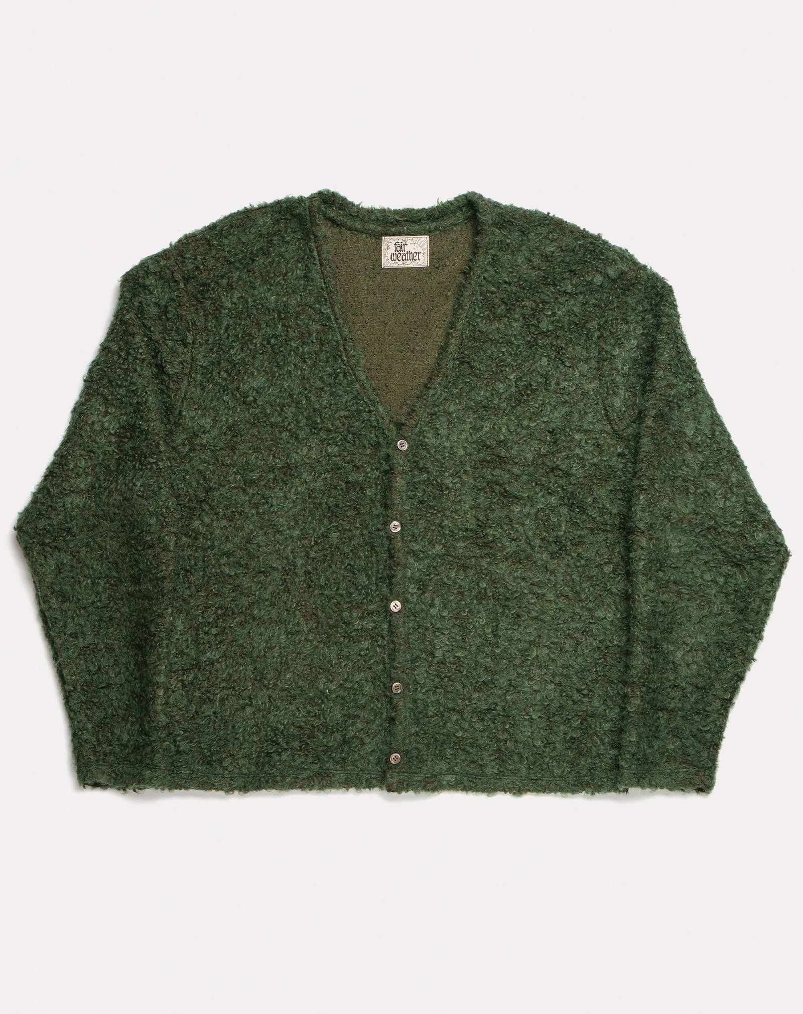 MOSS WOOL CARDIGAN