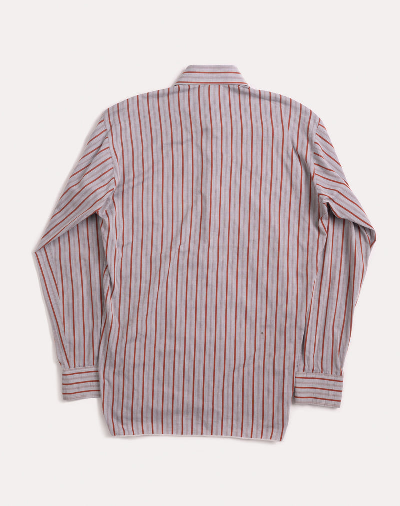 STRIPED MAROON SHIRT