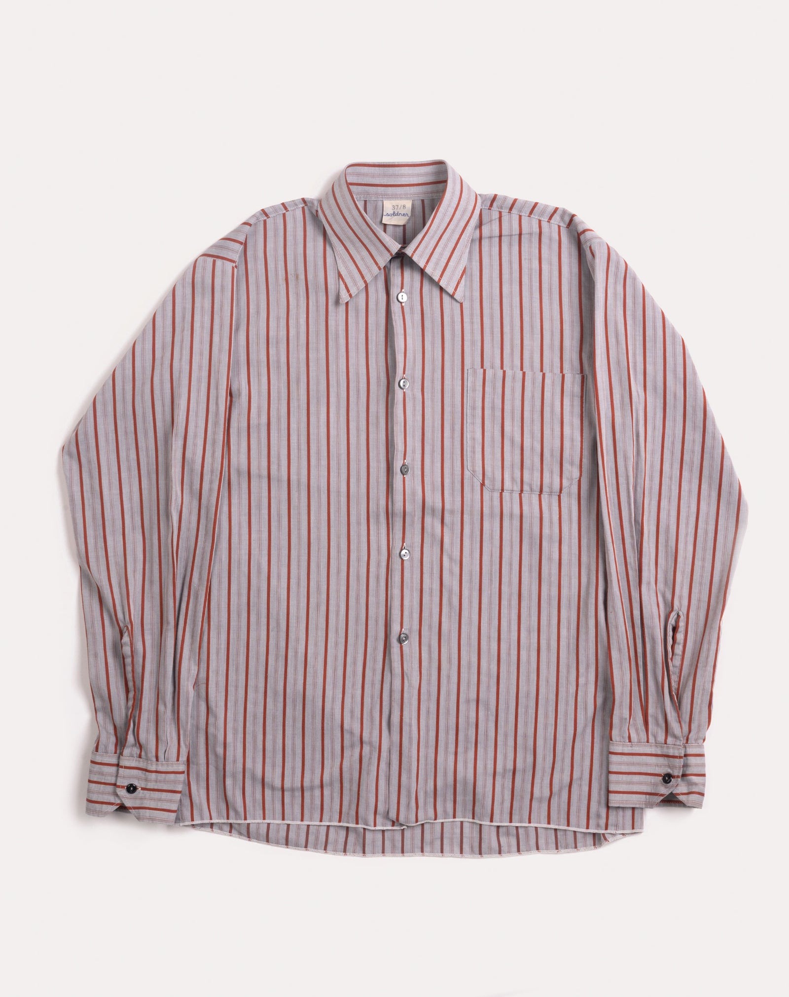 STRIPED MAROON SHIRT