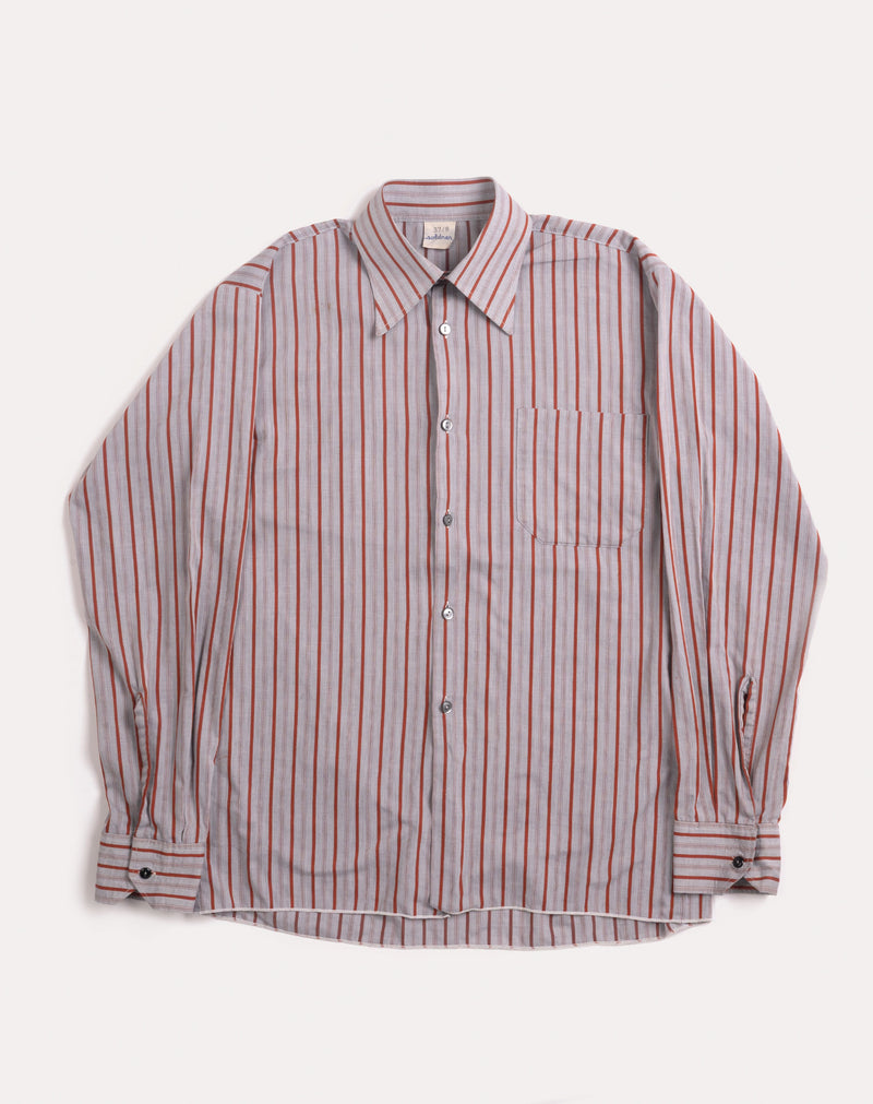 STRIPED MAROON SHIRT