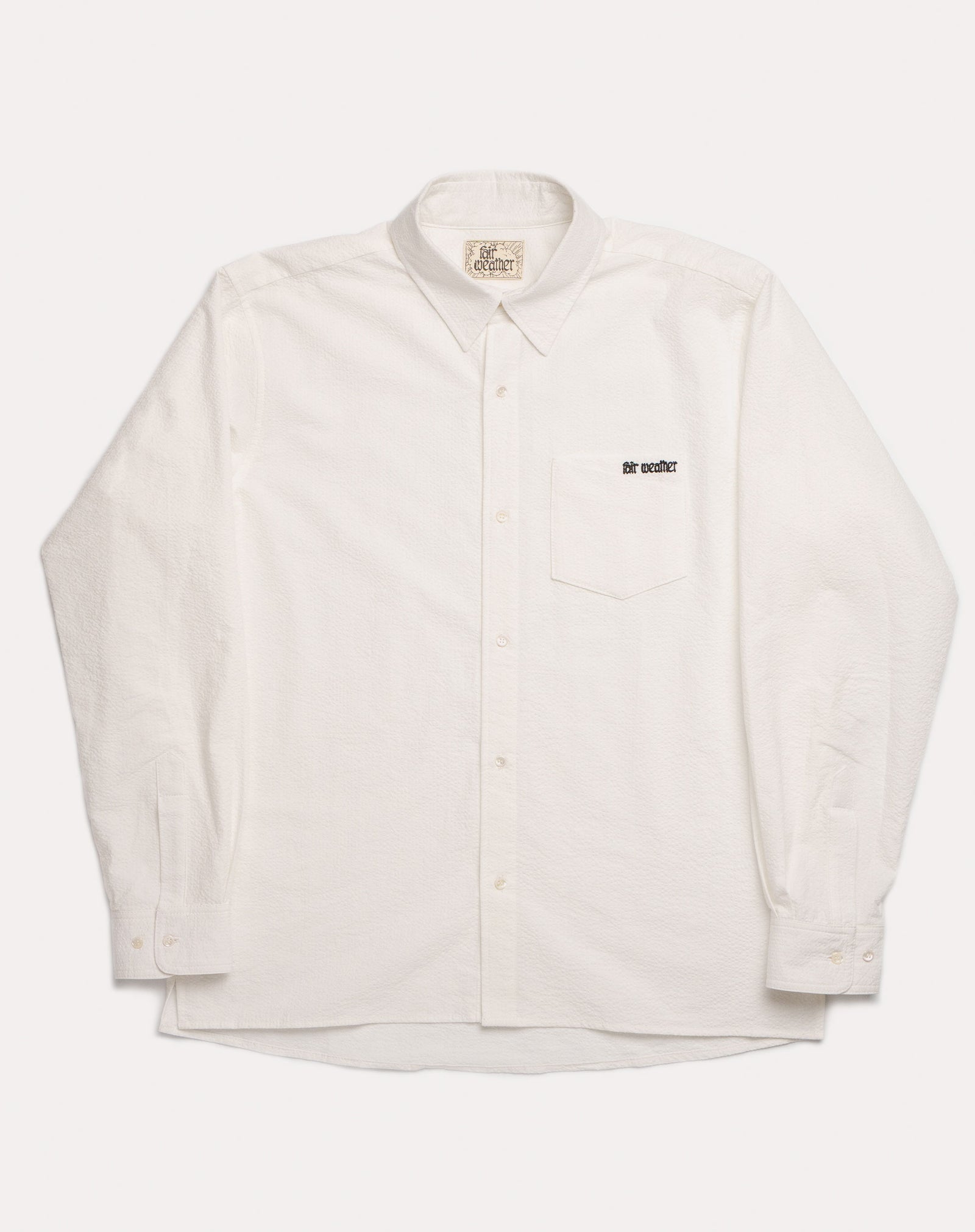 IVORY SEERSUCKER SHIRT